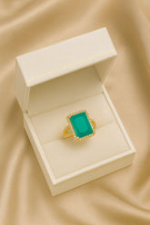 Zircon Ring-172 (Mint Green)
